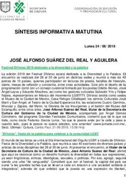 SÍNTESIS INFORMATIVA MATUTINA